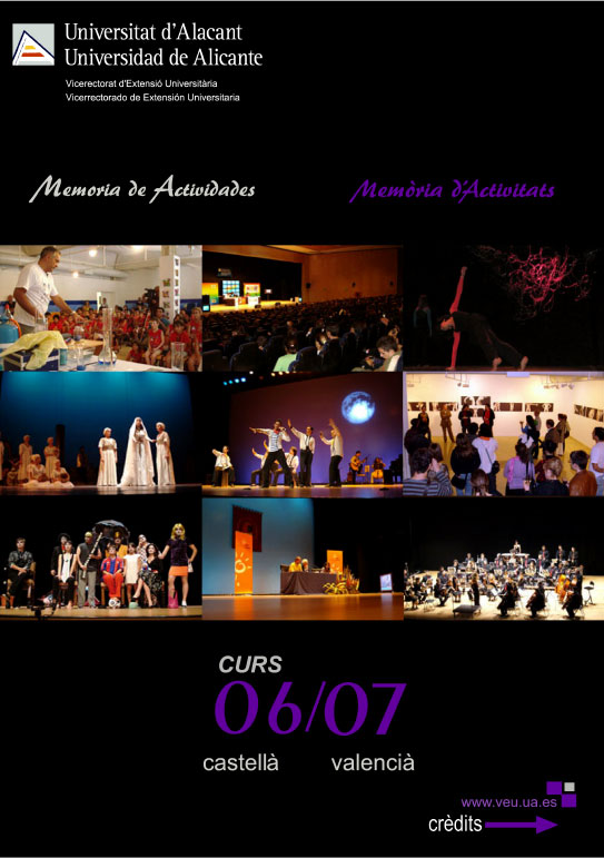 Memoria de Actividades del curso 2006-2007 de la Universidad de Alicante
